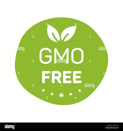 Gmo Free Icons Gmo Free Label Healthy Organic Food Concept Gmo Free