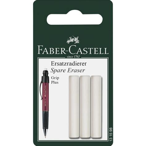 Faber Castell Faber Castell Gomme De Recharge Pour Grip Plus