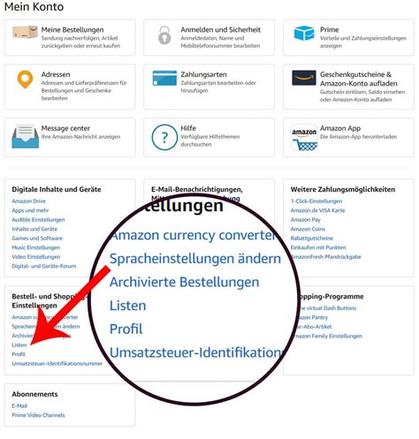 how to link an amazon account