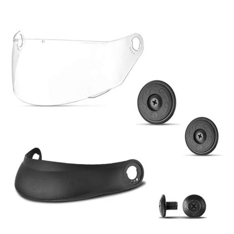 Kit Reparo Completo Capacete Compact Summer Viseira Botão Pro Tork