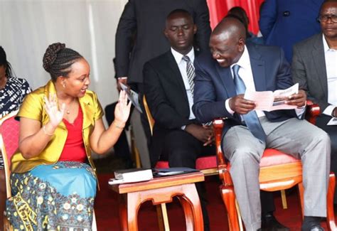 10 Suggestive Photos Between Dp Ruto And Anne Waiguru Youth Village Kenya