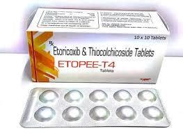 Etoricoxib 60mg Thiocolchicoside 4mg Tablet General Medicines At Best