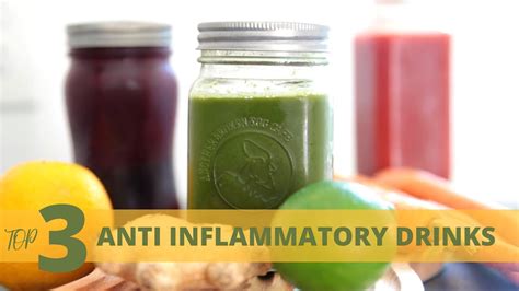 Top 3 Anti Inflammatory Juice Recipes Reduce Inflammation Youtube