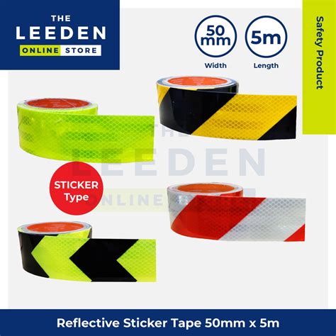 Safety Reflective Warning Sticker Self Adhesive Tape Mm X M By