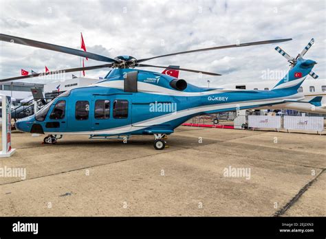 Turkish Aerospace Industries Tai T Gokbey Utility Helicopter On