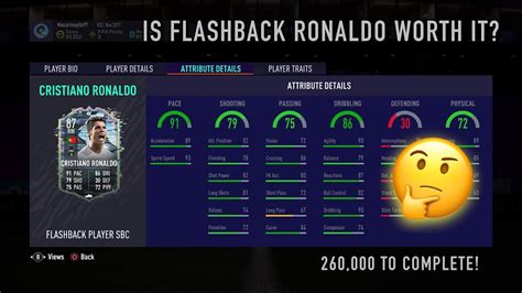 Is Flashback Sbc 87 Cristiano Ronaldo Worth It Flashback Sbc 87