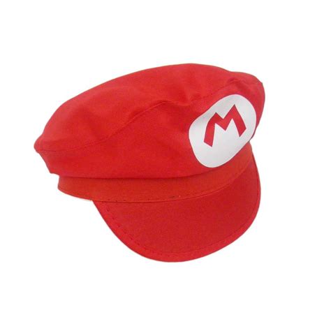 Bone Chapeu Super Mario Bros Carnaval Festa Boina Cosplay Fantasia No