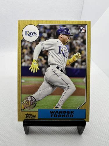 Wander Franco Rookie Card Topps Baseball Rc Rays Topps Series