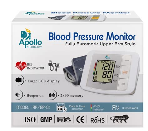 Apollo Pharmacy Blood Pressure Monitor Ap Bp Count Price Uses