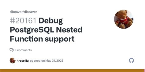 Debug Postgresql Nested Function Support Issue Dbeaver