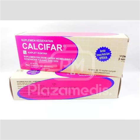 Calcifar Tablet PT Cipta Viriya Guna Tangerang Distributor Obat