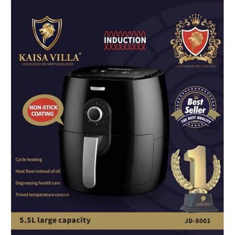 Kaisa Villa Air Fryer 5 5 Liters Advance Fryer Powerful Frying