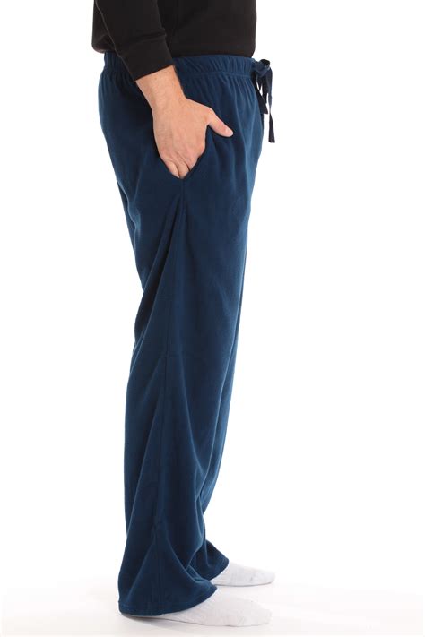 Followme Microfleece Mens Pajama Pants With Pockets Navy Medium