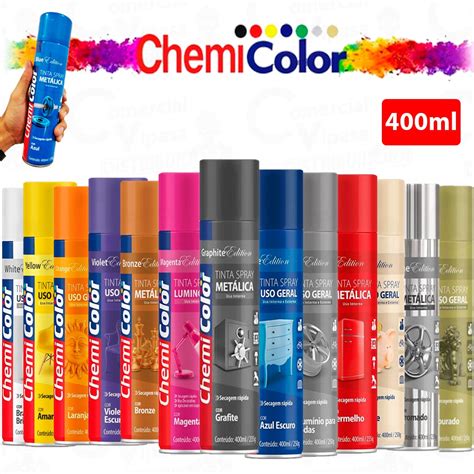 Tinta Spray Uso Geral Chemicolor Secagem R Pida Uso Interno Externo