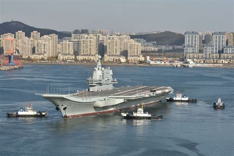 中國山東艦服役5個月首度出海 殲15戰機起降訓練畫面曝光 上報 國際