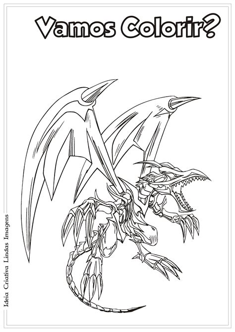 Yu Gi Oh Desenho Para Colorir