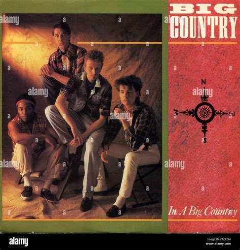 Big Country - In A Big Country - Vintage vinyl album cover Stock Photo ...