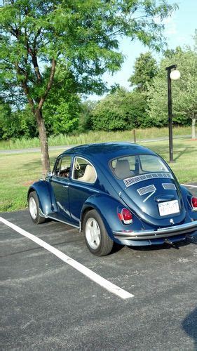 Sell Used Vw Bettle Bug Cobalt Blue Very Clean In New Hampton