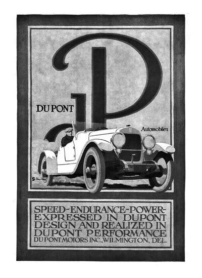 1920 DuPont Ad "Speed - Endurance - Power" - autohistorypreservationsociety.org