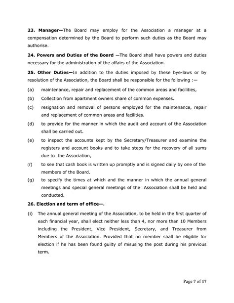 Model Bye-Laws for Uttar Pradesh Apartment Owners Assocations | PDF