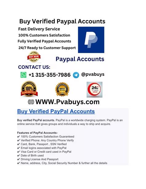 Ppt Buy Verified Paypal Accounts Powerpoint Presentation Free