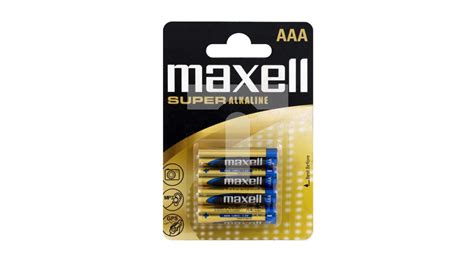 BATERIA SUPER ALKALICZNA LR03 AAA BLISTER 4 Sztuki MAXELL 790336 04