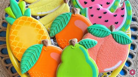 How To Decorate Tutti Frutti Cookies Youtube