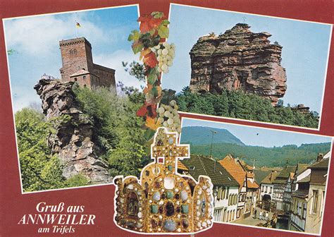 Postkarte Deutschland Annweiler Am Trifels Multiview Flickr