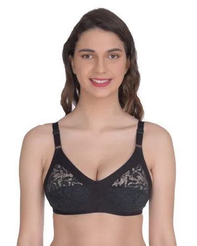 Cotton Non Padded Black Ladies Bra Size 32b At Rs 95 Piece In New