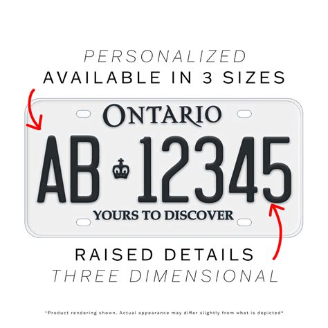 Replica Ontario Truck License Plate – YGK3D