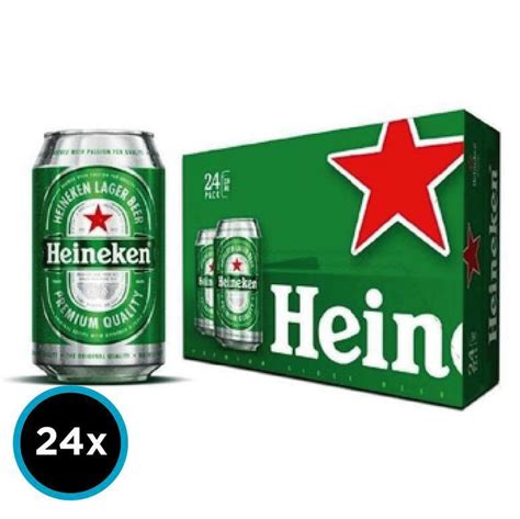 24x Cerveza Heineken En Latas 330cc