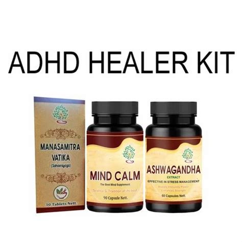 Ayurvedic Brain Medicine Adhd Healer Kit For Neurological Disease 90