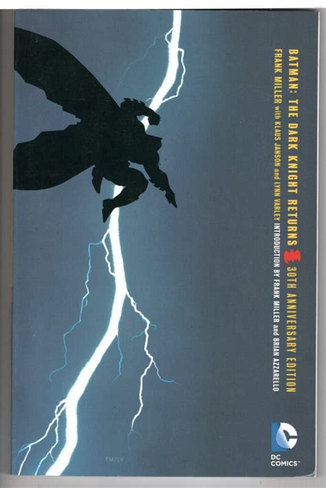 BATMAN THE DARK KNIGHT RETURNS 30TH ANNIVERSARY EDITION