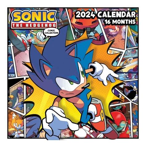 Sonic The Hedgehog 2024 Calendar Merchoid Australia