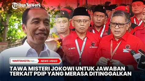 Tawa Misteri Jokowi Untuk Jawaban Terkait PDI P Yang Merasa