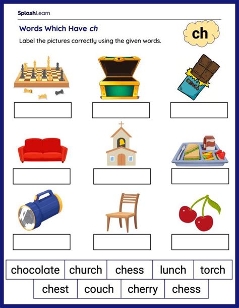 Consonant Digraphs Worksheets Ch Digraphs Worksheets And Activities