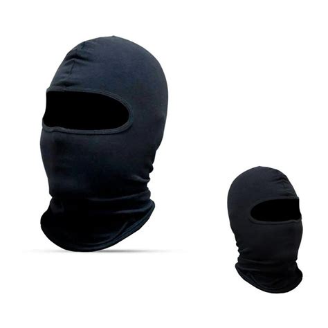 1 Touca Capuz Frio Ninja Balaclava Proteção Preta Moto Motoboy