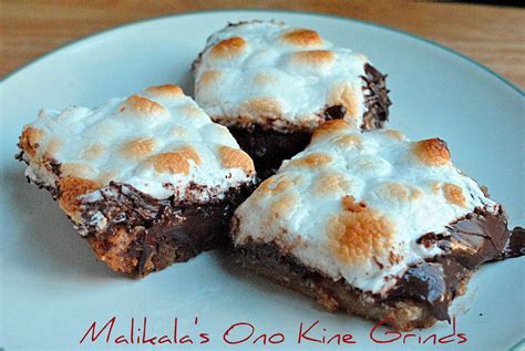 Malikala S Ono Kine Grinds Warm Toasted Marshmallow S Mores Bars