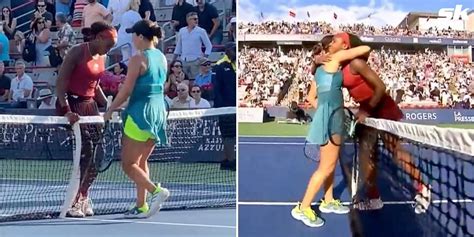 Hilarious Scenes At Canadian Open As Coco Gauff Trips And Almost Falls