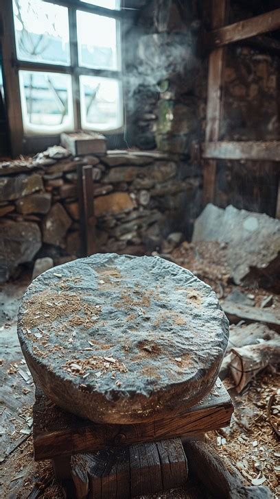 ancient stone mill image   stockcake