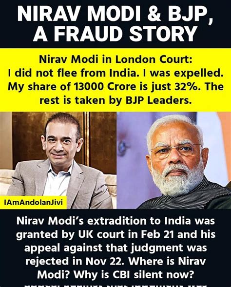 Raghu Madgula On Twitter Nirav Modi My Share Of 13000 Crores Is Just