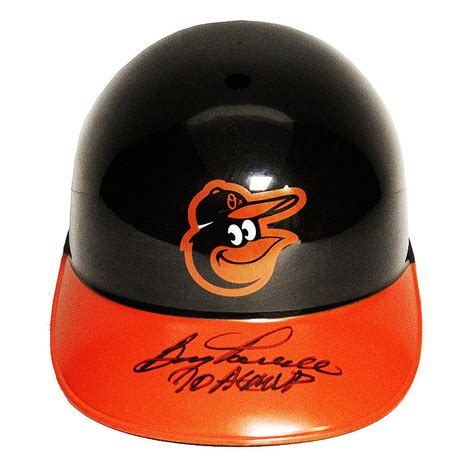 Baltimore Orioles Autographed Helmets And Hats Authentic Signed