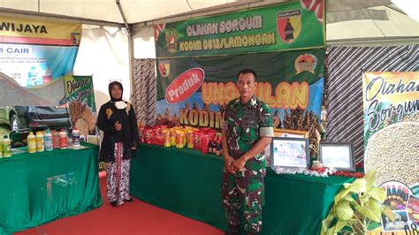 Kodim Lamongan Pamerkan Produk Unggulan Umkm Majalahnurani