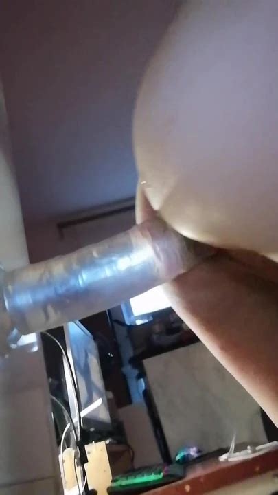 Destroying My Asshole Using Dildo Shemale Masturbation Porn Feat