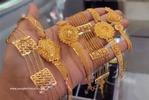 19 Latest Gold Bracelet Designs 2023 With Price Updated People Choice