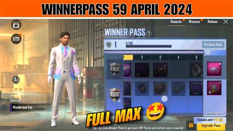 Winnerpass April Full Max Pubg Mobile Lite Leaks Youtube