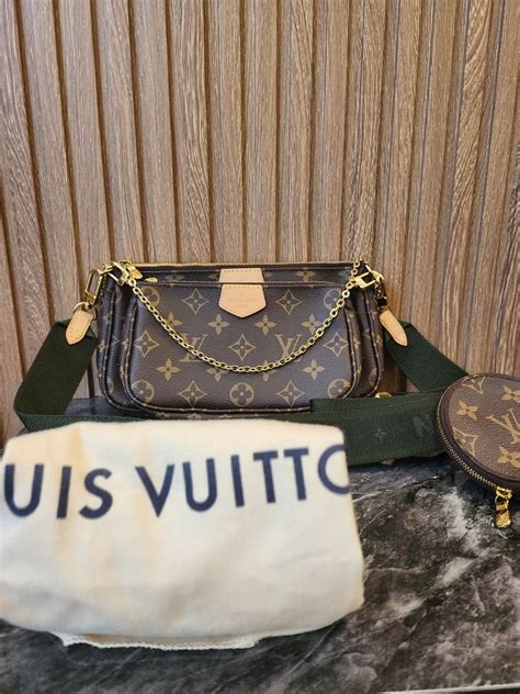 Like New Louis Vuitton Multi Pochette Bag Microchip Version Year