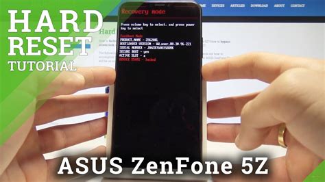 Hard Reset ASUS ZenFone 5Z Remove Screen Lock Factory Reset By