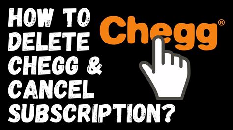 How To Delete Chegg Account Permanently How To Cancel Chegg