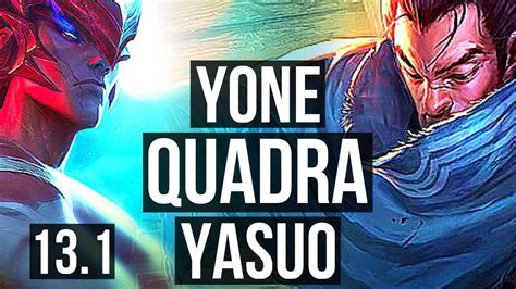 YONE Vs YASUO MID Quadra Legendary 6 Solo Kills 24 5 12 500